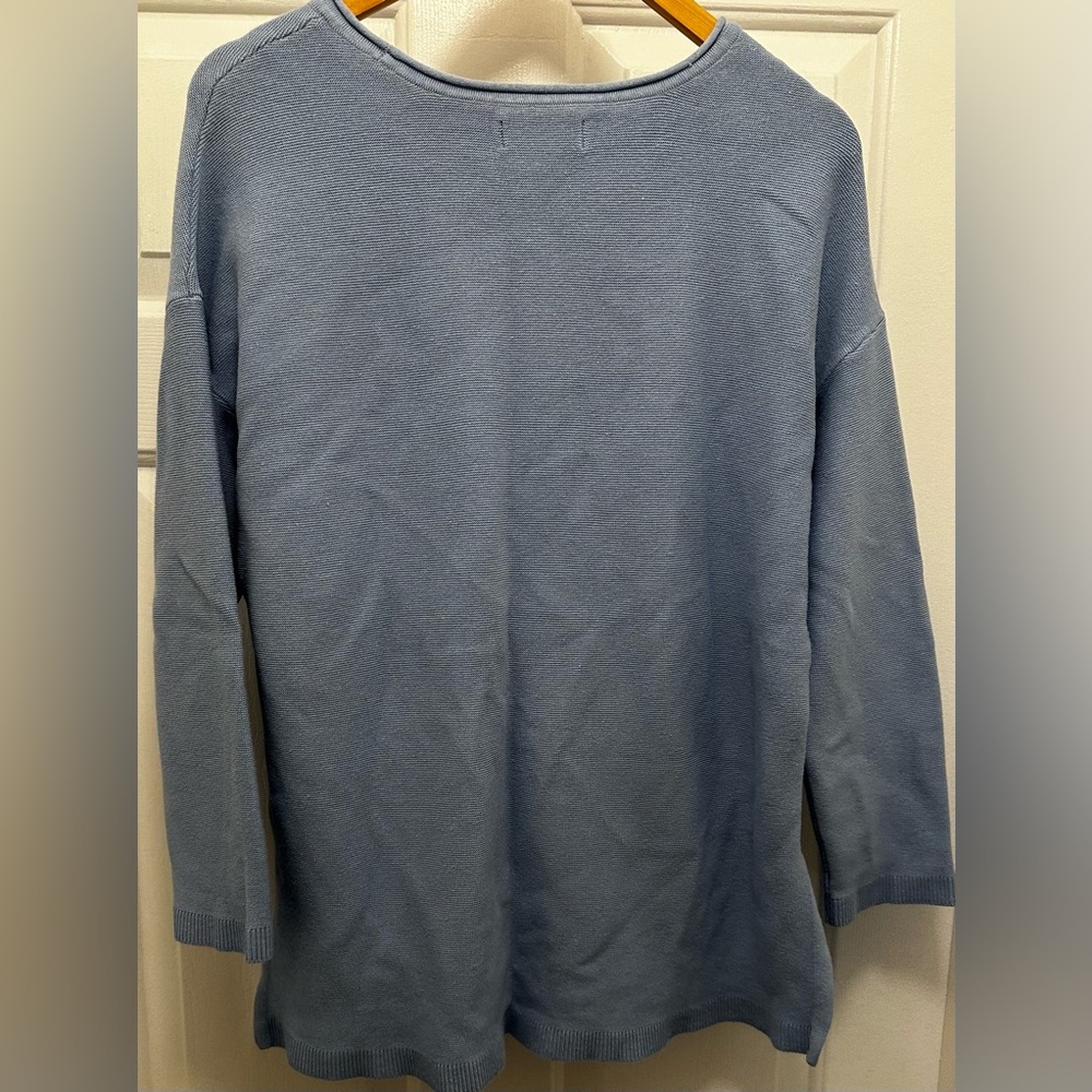 Croft & Barrow Blue Sweater Size Large - Picture 2 of 5
